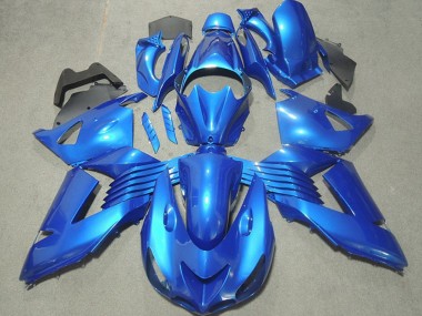 Migliori Carena Moto Kawasaki ZX14R ZZR1400 2006-2011 - Blu