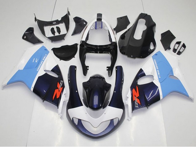 Migliori Carena Moto Suzuki TL1000R 1998-2003 - Bianco Azzurro Chiaro Nero
