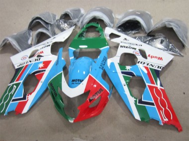 Migliori Carena Moto Suzuki GSXR 600 2001-2003 - Bianco Blu Verde Rosso Motul