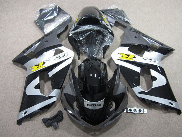 Migliori Carena Moto Suzuki GSXR 600 2001-2003 - Nero Bianco