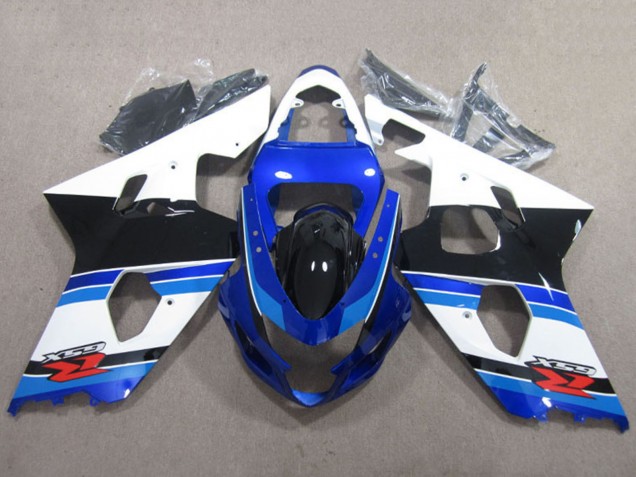 Migliori Carena Moto Suzuki GSXR 600 2004-2005 - Bianco Blu Nero Rosso