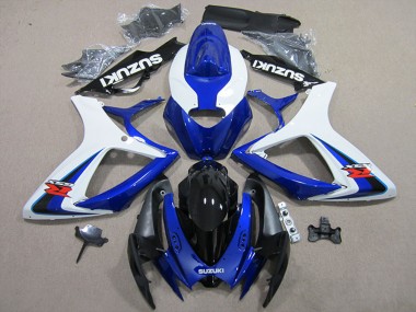 Migliori Carena Moto Suzuki GSXR 600 2006-2007 - Bianco Blu Nero Rosso
