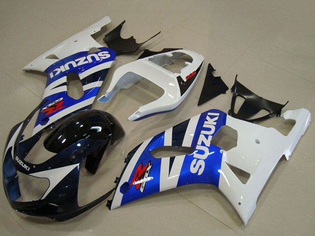 Migliori Carena Moto Suzuki GSXR 750 2001-2003 - Bianco Blu Nero Lucido Rosso