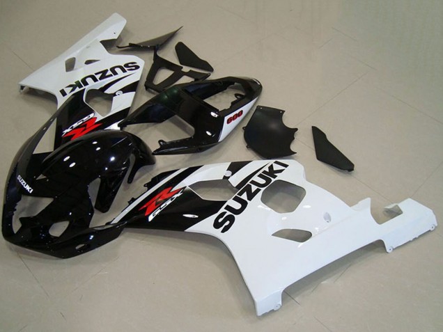 Migliori Carena Moto Suzuki GSXR 750 2004-2005 - Nero Lucido Bianco Rosso