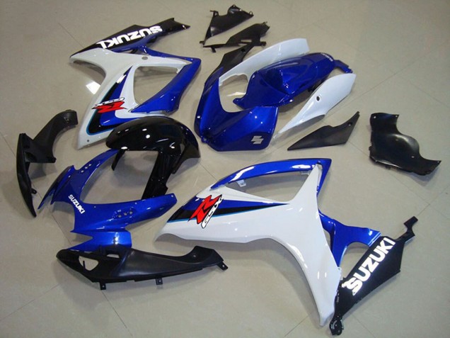Migliori Carena Moto Suzuki GSXR 750 2006-2007 - Bianco Blu Nero Lucido Rosso