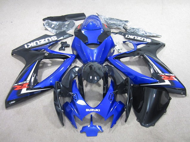 Migliori Carena Moto Suzuki GSXR 750 2006-2007 - Blu Nero Lucido