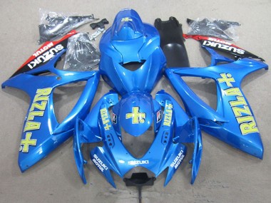 Migliori Carena Moto Suzuki GSXR 750 2006-2007 - Blu Rosso Nero Oro Rizla