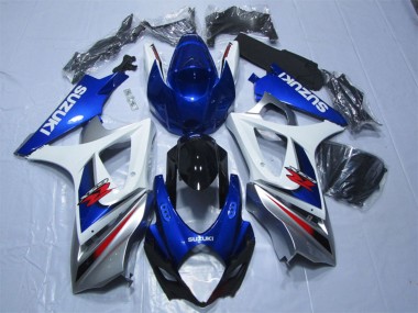Migliori Carena Moto Suzuki GSXR 1000 2007-2008 - Blu Bianco Rosso