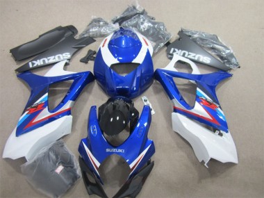 Migliori Carena Moto Suzuki GSXR 1000 2007-2008 - Bianco Blu Rosso