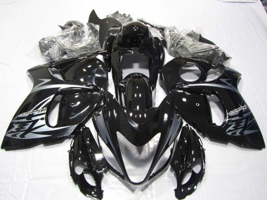 Migliori Carena Moto Suzuki GSXR 1300 Hayabusa 2008-2020 - Nero Lucido Argento