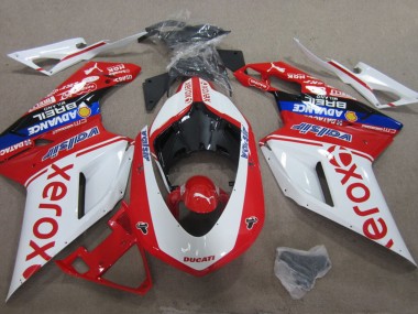 Migliori Carena Moto Ducati 1098 2007-2014 - Bianco Rosso Blu Nero Valsir Xerox