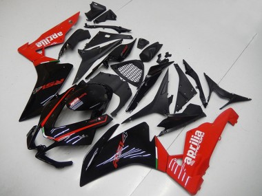 Migliori Carena Moto Aprilia RSV4 1000 2009-2015 - Nero Lucido Rosso