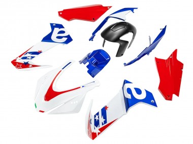 Migliori Carena Moto Aprilia RS660 2020-2024 - Bianco Blu Rosso