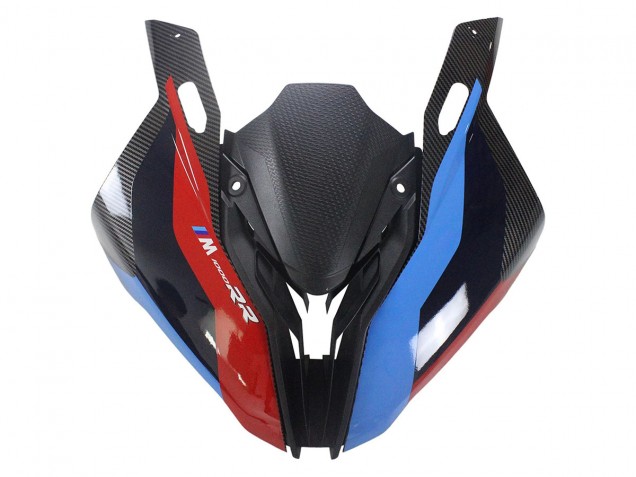 Migliori Carena Moto BMW S1000RR 2023-2024 - Blu Rosso Fibra di Carbonio
