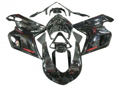 Migliori Carena Moto Ducati 1098 2007-2014 - Nero Lucido