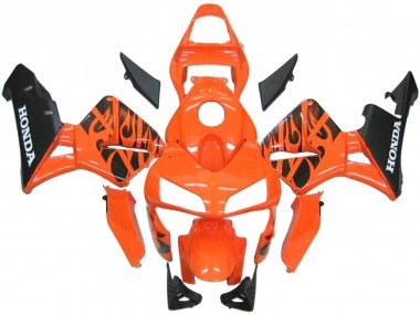 Migliori Carena ABS Honda CBR600RR 2003-2004 - Arancia Bianco Rosso Nero Lucido Repsol