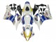 Migliori Carena Moto Honda CBR600RR 2007-2008 - Bianco Blu Giallo Rothmans