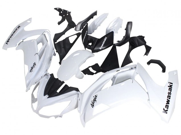 Migliori Carena Moto Kawasaki EX650 2012-2016 - Bianco Nero