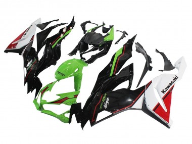 Migliori Carena Moto Kawasaki ZX6R 2019-2022 - Verde Nero Lucido Bianco Rosso