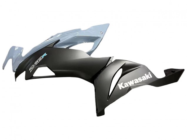 Migliori Carena Moto Kawasaki ZX6R 2019-2022 - Grigio Nero Opaco