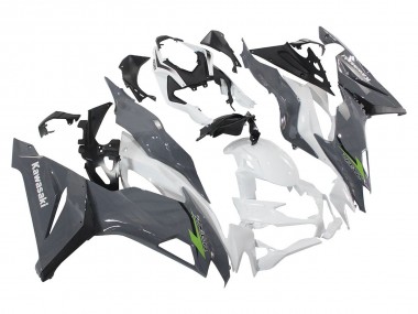 Migliori Carena Moto Kawasaki ZX6R 2019-2022 - Bianco Grigio Verde