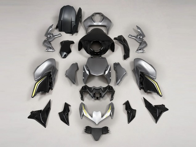 Migliori Carena Moto Kawasaki Z900 2020-2024 - Grigio Nero