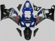 Migliori Carena Moto Suzuki GSXR 600/750 2004-2005 - Blu Grigio Nero Lucido