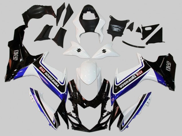 Migliori Carena Moto Suzuki GSXR 600/750 2011-2024 - Bianco Blu Nero Alstare