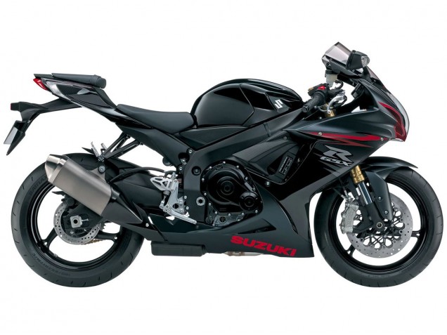 Migliori Carena Moto Suzuki GSXR 600/750 2011-2024 - Nero Opaco Rosso