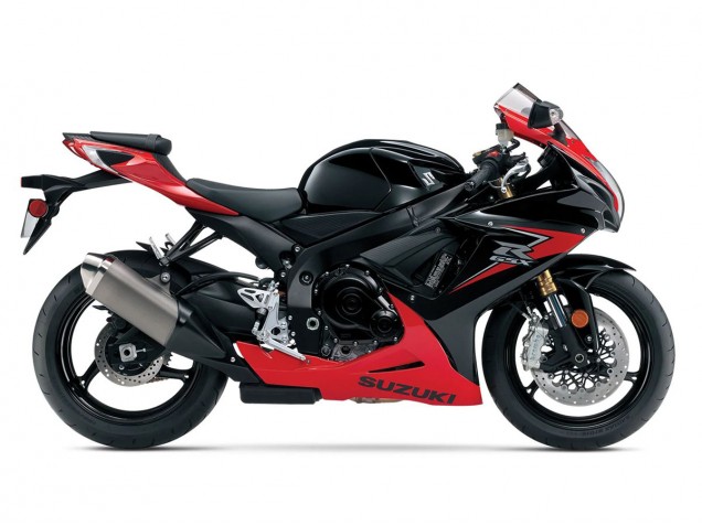 Migliori Carena Moto Suzuki GSXR 600/750 2011-2024 - Rosso Nero Lucido
