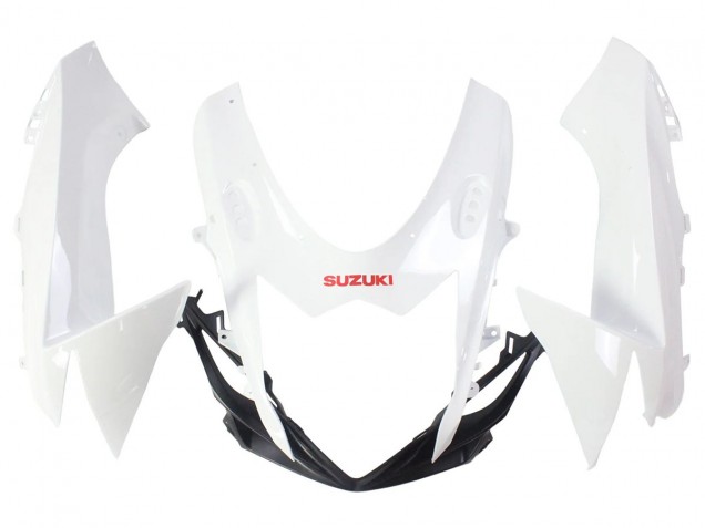 Migliori Carena Moto Suzuki GSXR 600/750 2011-2024 - Bianco Nero Lucido Rosso Decal