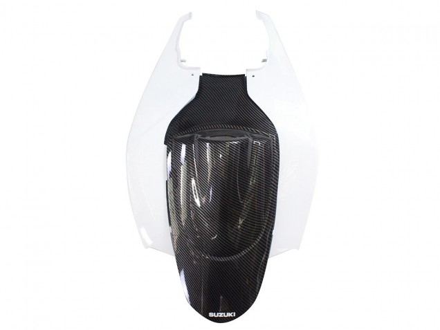 Migliori Carena Moto Suzuki GSXR 600/750 2006-2007 - Nero Bianco Fibra di Carbonio Stile
