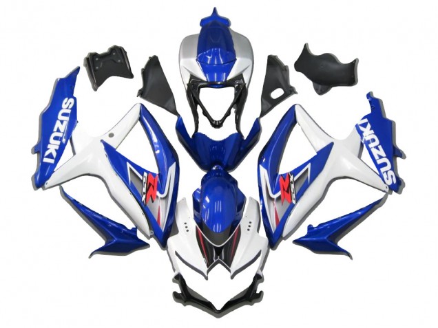 Migliori Carena Moto Suzuki GSXR 600/750 2008-2010 - Bianco Blu Rosso