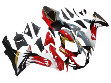 Migliori Carena Moto Suzuki GSXR 600/750 2011-2024 - Rosso Oro Grigio Nero Bianco Squalo