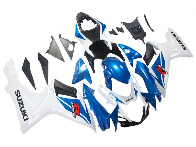 Migliori Carena Moto Suzuki GSXR 600/750 2011-2024 - Blu Bianco