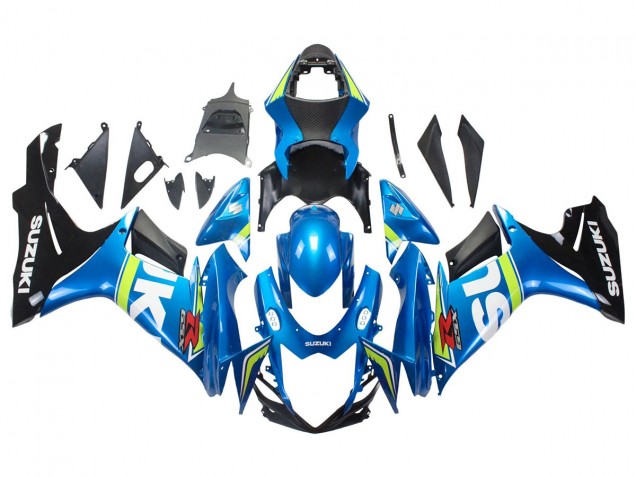 Migliori Carena Moto Suzuki GSXR 600/750 2011-2024 - Blu Bianco Verde Nero