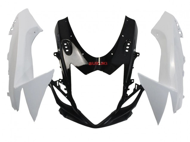 Migliori Carena Moto Suzuki GSXR 600/750 2011-2024 - Bianco Nero Lucido