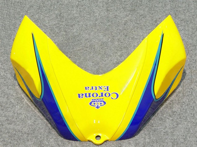 Migliori Carena Moto Suzuki GSXR 600/750 2006-2007 - Bianco Blu Giallo Corona Alstare
