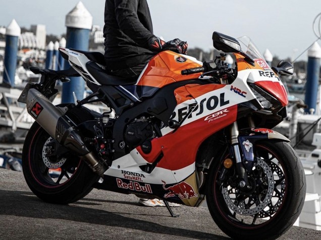 Migliori Carena Moto Honda CBR1000RR 2017-2023 - Arancia Bianco Rosso Nero Lucido Repsol Red Bull