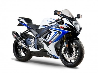 Migliori Carena Moto Suzuki GSXR 1000 2005-2006 - Bianco Blu Nero Yoshimura