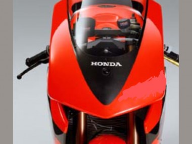 Migliori Kit Carena Moto ABS Honda CBR600RR 2003-2004 - Rosso Nero Lucido