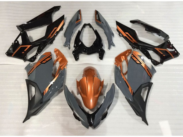 Nardo Grigio & Arancione 18-23 Kawasaki Ninja 400 Carena