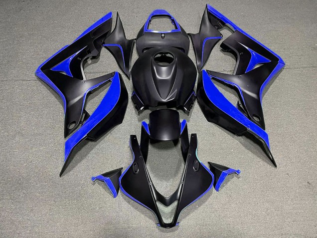 Nero Opaco & Blu 07-08 Honda CBR600RR Carena