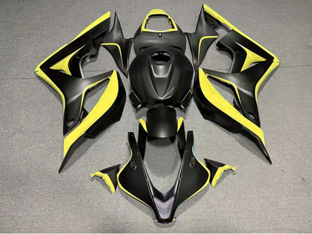 Nero Opaco & Giallo 07-08 Honda CBR600RR Carena
