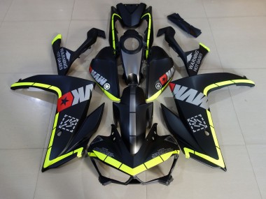 Nero Opaco & Giallo 15-18 Yamaha R3 Carena