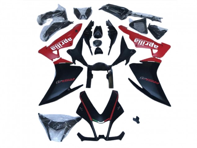 Nero Opaco & Rosso 10-15 Aprilia RSV4 1000 Carena