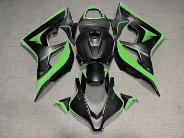 Nero Opaco & Verde 07-08 Honda CBR600RR Carena