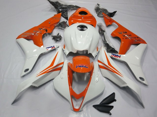 Orange Et Blanc HRC 07-08 Honda CBR600RR Carena