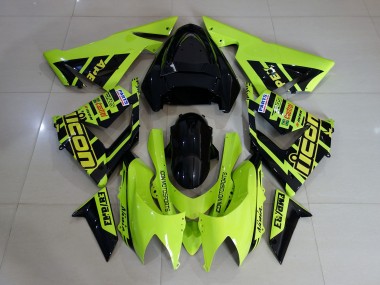 Personnalisé Haute Visibilité Jaune 04-05 Kawasaki ZX10R Carena