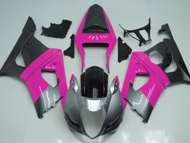 Rosa Argento & Nero 03-04 Suzuki GSXR 1000 Carena